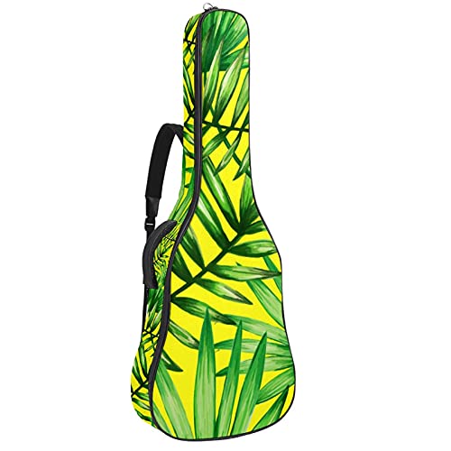 Sac à dos pour ukulélé et guitare électrique jaune pour voyager léger