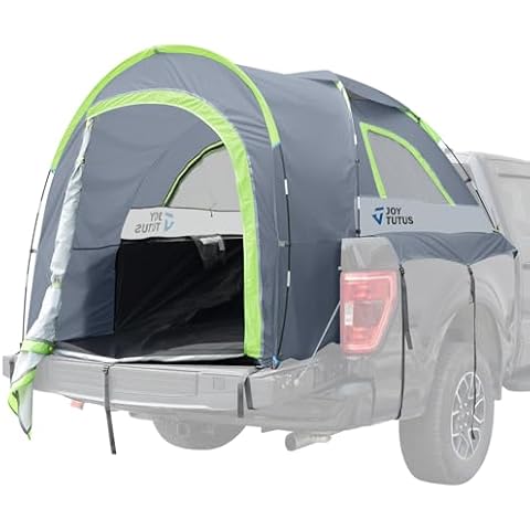 JOYTUTUS Truck Tent with Rainfly Cover