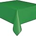 Price comparison product image Unique Party Reusable Rectangular Plastic Tablecover (19 Colours) (One Size) (Emerald Green)