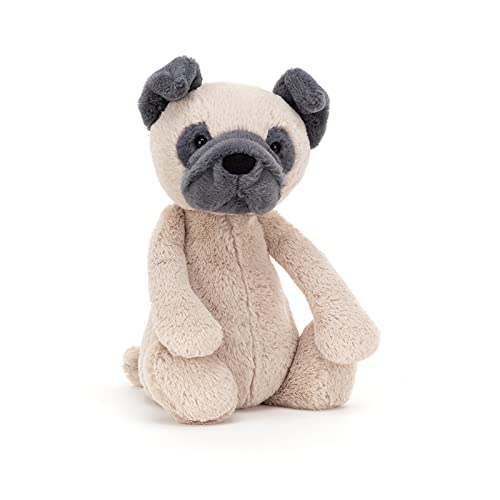 Image of Jellycat Bashful Pug Dog Stuffed Animal, Medium