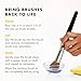 Cinema Secrets Original Makeup Brush Cleaner Solution - Professional Cleanser for Makeup Brushes - Quick-Drying, Rinse-Free Formula - Removes Stubborn Waterproof Make Up - Lemon (2 fl oz)