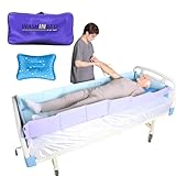 EHUCONELDEX Bed Portable Bathtub for Bedridden Patients,Collapsible Bedside Bath for Elderly & Disabled, Full...