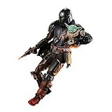 BANDAI SPIRITS(バンダイ スピリッツ) S.H.フィギュアーツ スター・ウォーズ マンダロリアン＆グローグー(STAR WARS: The Mandalorian) 約150mm ABS＆PVC&布製 塗装済み可動フィギュア