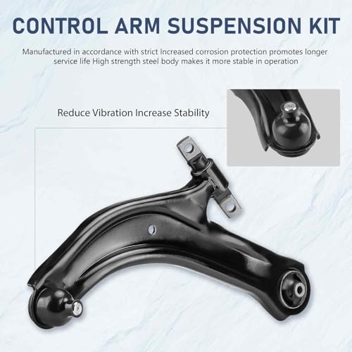 Front Lower Control Arms Suspension Kit Fit for Nissan Sentra 2007-2012 by TadaMark - Used condition - Image 2