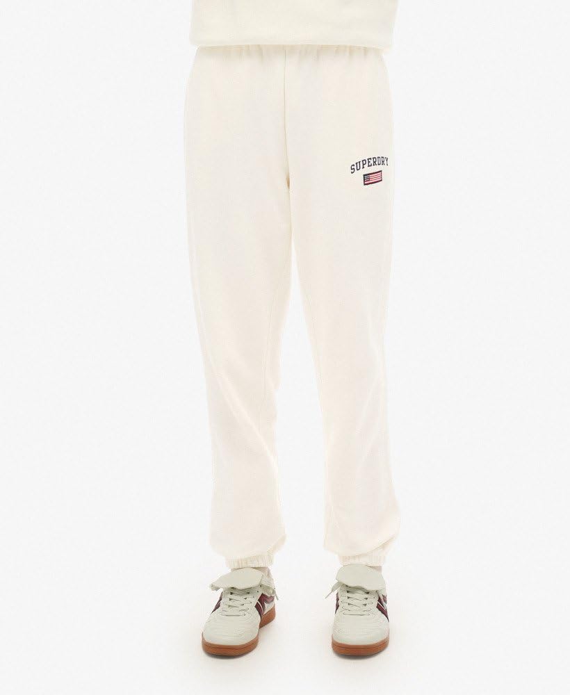 Superdry Damskie spodnie do biegania Athletic Essential Boyfriend