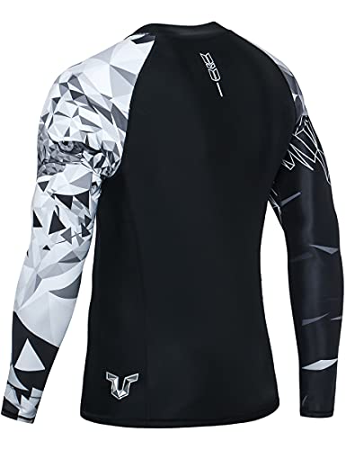 HUGE SPORTS Wildling Series UV Protection Quick Dry Compression Rash Guard (Eagle,L) - Thumbnail 4