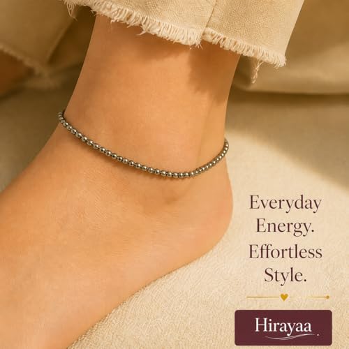 Image of Natural Pyrite Anklet for Women and Girls, Original Pyrite Anklet