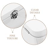 PartyKindom Caja de Maleta para Joyas y Artículos Diversos, Gran Capacidad, Material de Hojalata, Diseño Práctico y Delicado, Adecuado para Bodas y Obsequio