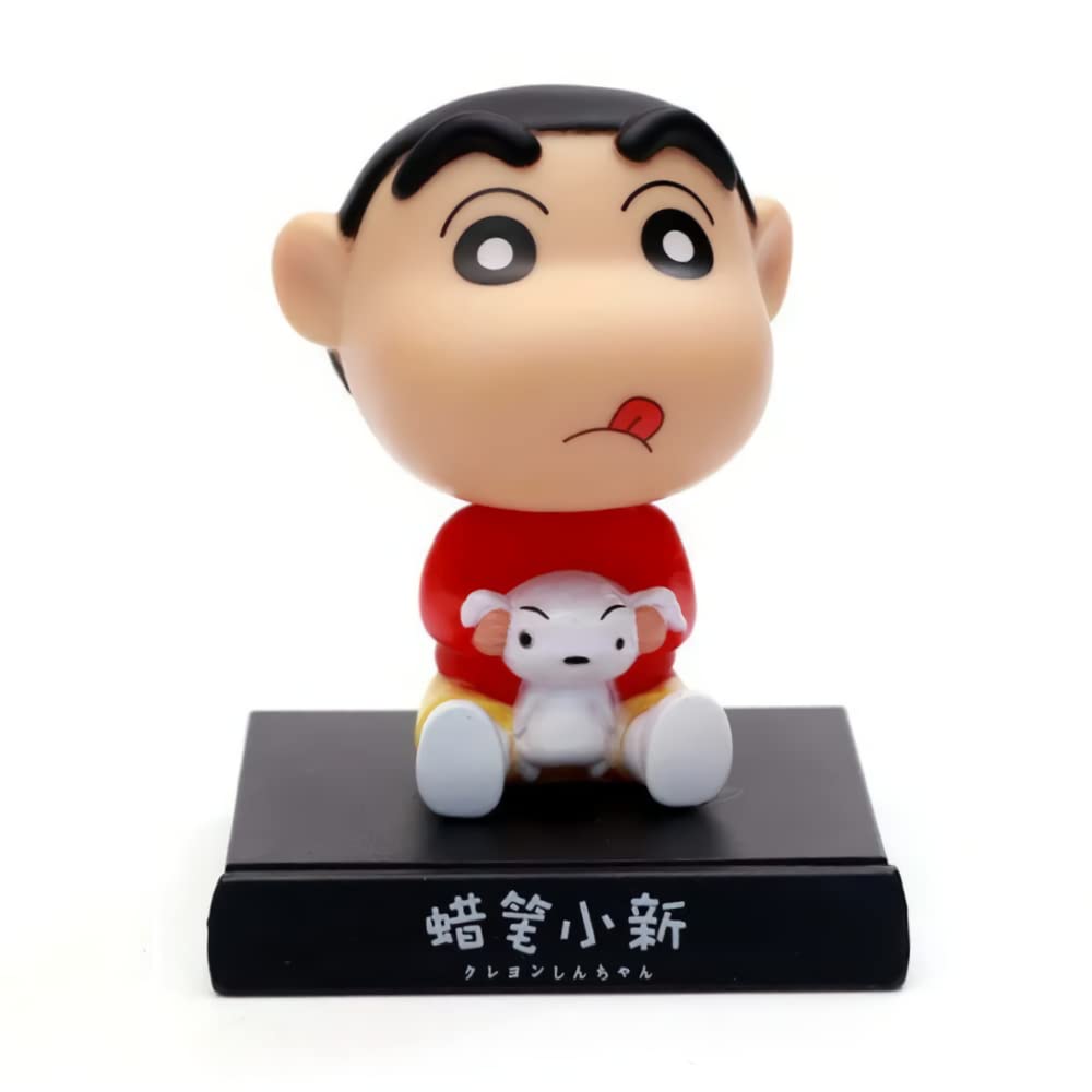 GCTBobble Head with Mobile Holder (SH-61) Bobblehead Action Figure Toys Collectible Showpiece for Car Dashboard | Office Workstation Desk | Table Top