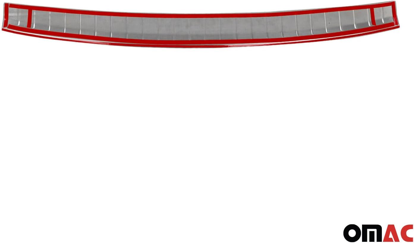 OMAC Rear Bumper Sill Cover for Kia Sportage 4.gen 2020-2022 Facelift – Stainless Steel Polished Finish