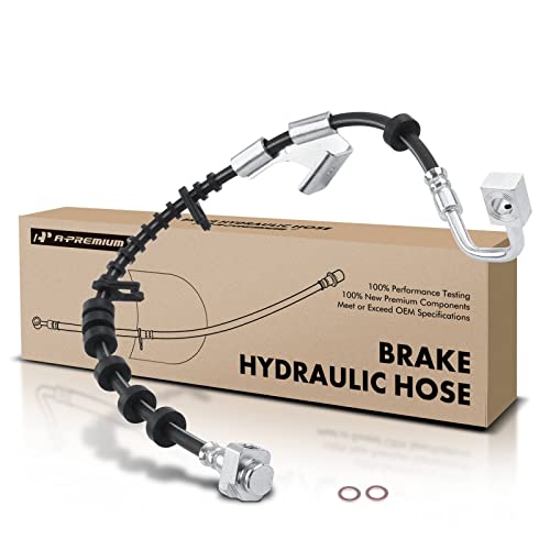 A-Premium Front Passenger Brake Hydraulic Hose Compatible with Select Chrysler Models - Pacifica 2017-2018, 3.6L - Replace# 68223522AB