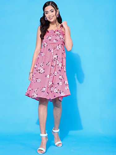 Image of OOMPH! Women's Crepe A-Line Knee-Length Dress Pack of 1