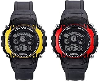 Zest4Kids - Multifunction 7 Lights Unisex Digital Sports Watch for Kids, Boys Pack of 2 (B0BYDNN68J) Amazon Price History, Amazon Price Tracker