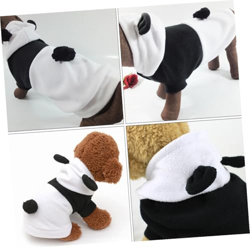 Disfraz para perros pequeño con forma de panda miniatura 5