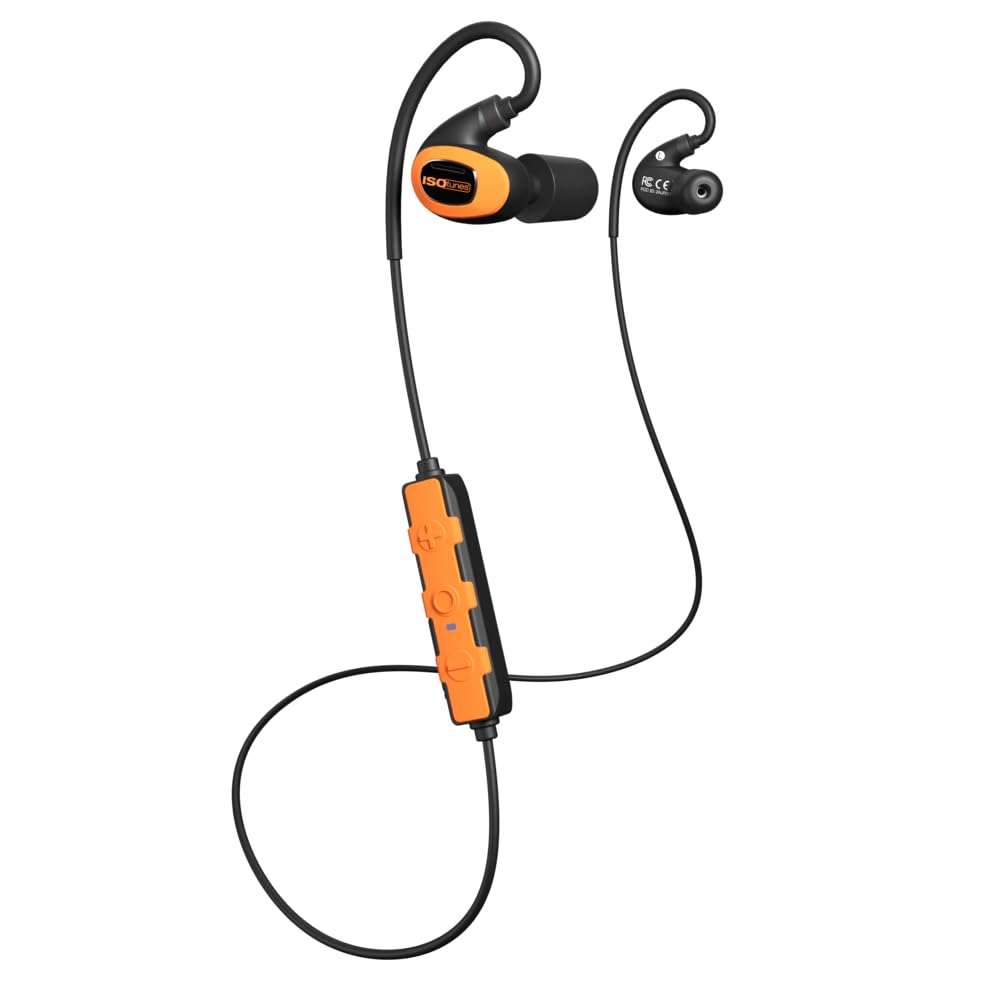 ISOtunes Pro 3.0 Bouchons Anti Bruit Bluetooth EN352 36 DB SNR | Protection auditive EN352 avec audio haute fidélité : 36 dB SNR, 20 h d'autonomie, IP67 eau et poussière