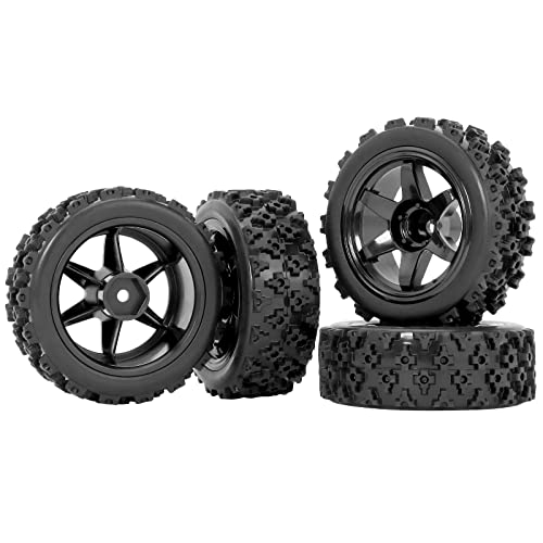 RC Station 12mm Hex RC Wheels and Tires 1/12 1/14 1/16 1/18 RC Off Road Buggy Rally Wheels and Tires for Traxxas LaTrax Rally Wltoys 144001 124019 DeeRC 302e 9310 RC Tires and Wheels Preglued 4PCS by RC Station - Image 7