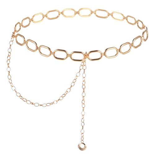 Women Waist Chain Gold Chain Belt Metal Belly Chains Belt Western Adjustable Cute Decorative Accessories Suitable Formal Wear Jeans Casual Pants Girls Christmas Gifts