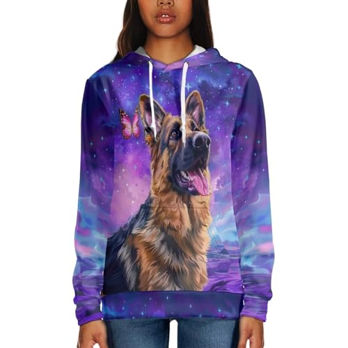 WELLFLYHOM Womens College Sweatshirts and Hoodies with Pocket Long Sleeve Pullover Jumper3