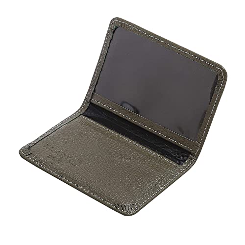 Carteira Mini Masculina Couro Legítimo Porta Cartão CNH e Notas 154 (Verde)