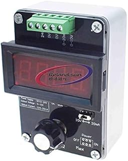 4-20mA Generator, Adjustable Signal Generator, DC 0-10V 0 4-20mA Current Voltage Analog Simulator for Value Adjusting PLC Panel LED Testing (Non-Rechargeable)