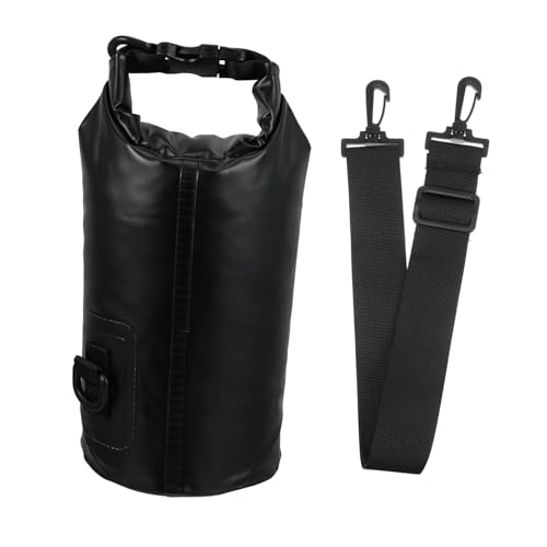 Toddmomy 1 Pc Bolsa de natación de Rafting Beach Bag acessorios Nauticos Bolsa de Tablero Traje de baño Balde Bolsa Impermeable de PVC Bolsa Impermeable portátil de polivinilo Black