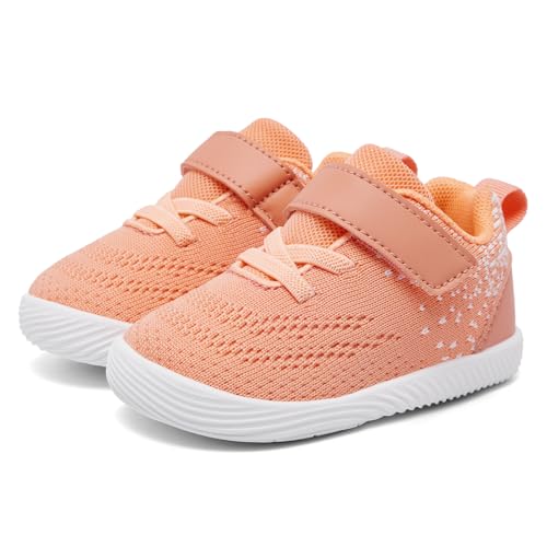 Image of MORENDL Toddler Sneakers Baby Boys & Girls Barefoot Shoes Lightweight Breathable Walking Running Tennis Athletic Sport Shoes