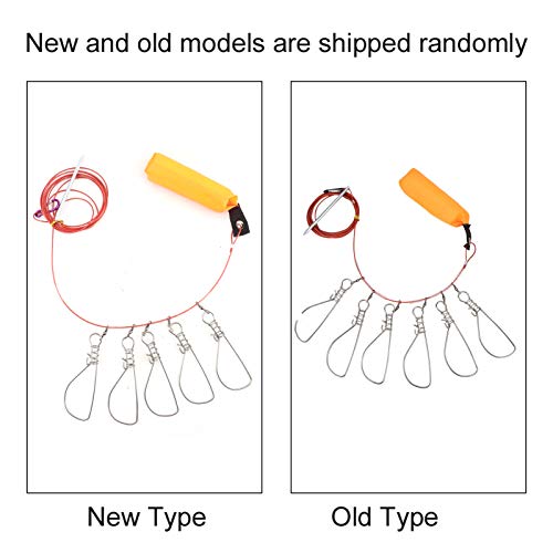 Trava de pesca de aço inoxidável, corda de peixe vivo, pesca de água doce para os amantes de pesca