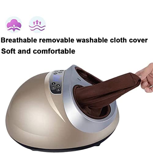 Masajeador para pies con calor, terapia de amasamiento profundo y compresión de aire para alivio del dolor en los pies, ideal para mujeres, hombres y adultos mayores (42×36×24 cm) miniatura 3