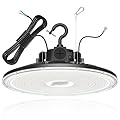 480V UFO High Bay LED Light 300W 240W 200W Adjustable Ultra Bright 5000K 42000 LM, Dimmable High Bay Led Shop Lights IP65 Commercial Lighting Fixture for Factory Warehouse Shop AC 277-480V ETL Listed