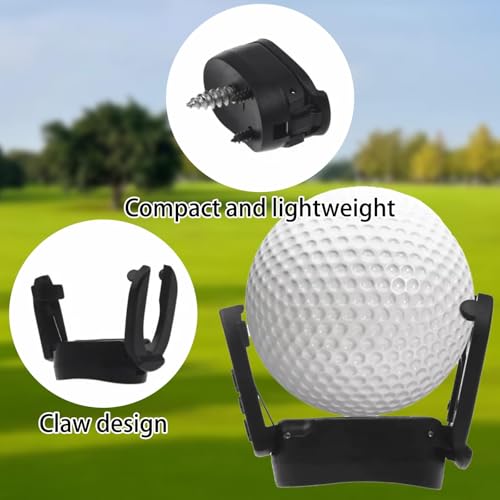 YNR Golfball-Trainingshilfen, Picker, Golfball-Krallengreifer, Pickup-Werkzeug, Krallengreifer, Ballkrallen-Putter, Golfzubehör, Farbe: Schwarz, 4 Stück