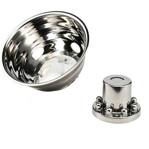 Image of 4pcs 16 inch Polished Stainless Steel Wheel Simulators for 1988-1998 F450