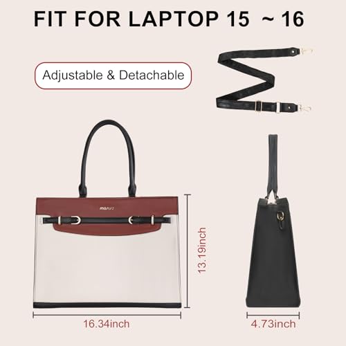 Maletín para portátil MOSISO Tote 15.6 pulgadas negro miniatura 6