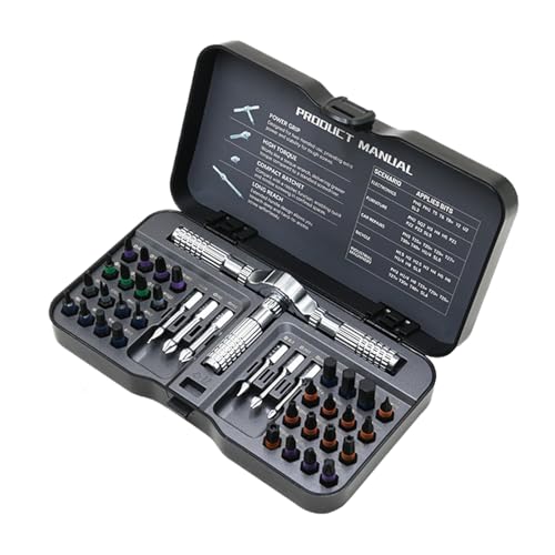 40 In 1 Magnetischem Ratchet -Schraubendreher -Set, Präzisions Ergonomisches Design, 14,17 Zoll, Automobilreparaturwerkzeug, Elektronikbaugruppe, Hausverbesserung, Für Die Mechanik