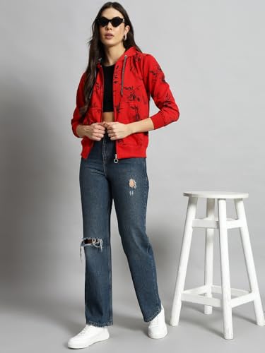 Image of eKools Women's Fleece Fullsleeves Jacket (Flee02)
