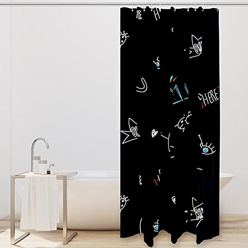 Rideau de douche chats White Line 152x183 cm avec 12 crochets - 3