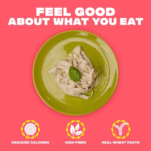 Carbe Diem!, Fettuccine, Lower Net Carb Pasta with Traditional Flavor & Texture, Pasta Re-Imagined for Healthy Lifestyles