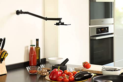 Elgato Wall Mount - Hochwertiger horizontaler Gelenkarm, ¼-Zoll-Gewinde für einfaches Befestigen und Anpassen von Beleuchtung, Kameras und Mikrofonen, perfekt für Streaming, Videokonferenzen, Studios