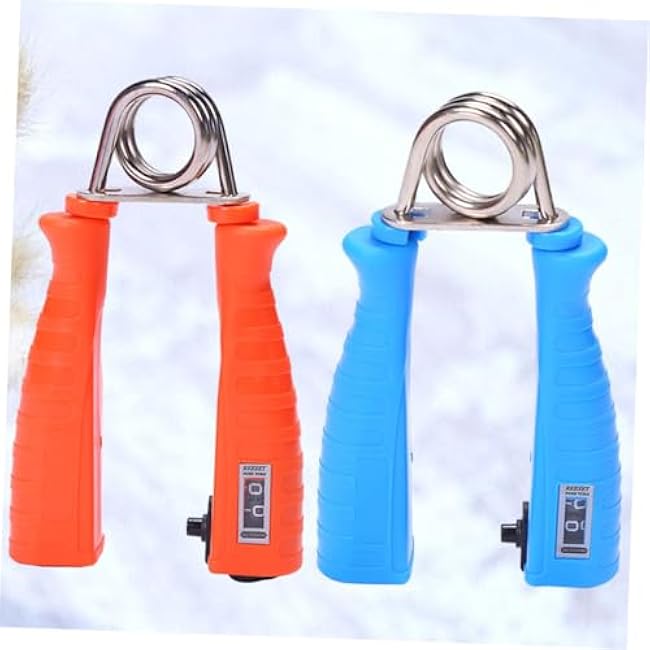 Happyyami 2Pcs Hand Gripper Strength Trainer with Handles Fitness Grip Exerciser for Arm and Wrist Workout for Gym and Daily Use Random Color