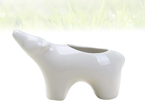 Miniatura 5 de Cabilock Macetas decorativas para plantas de cerámica, maceta de cerámica para plantas, mini recipiente de cerámica para suculentas, maceta pequeña