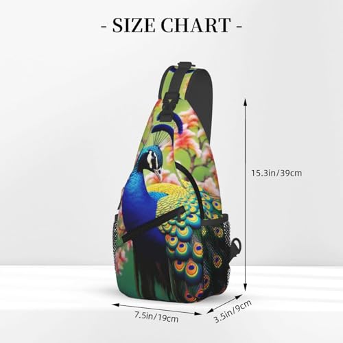 Bolso tipo sling negro para mujer y hombre miniatura 2
