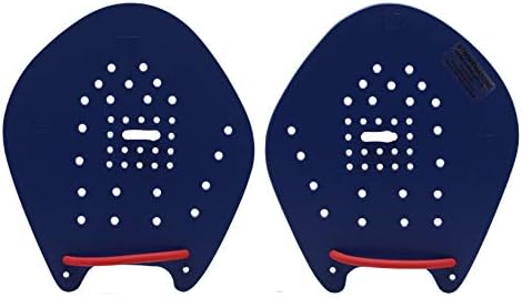 Strokemakers by Speedshop Int'l Swimming Hand Paddles for Swim Training - The Original Stroke Technique Paddle (Size 4, Blue)