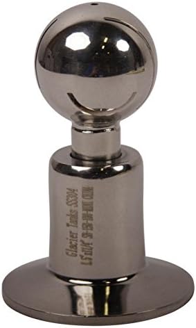 Rotating CIP Spray Ball | Tri Clamp 1 inch w/ 1 in. Ball - Stainless Steel SS304 - Glacier Tanks - (3 Pack)