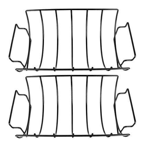 Cabilock 2pièces Support De Barbecue Antiadhésif pour Rôtir Côtelettes Et Poulet Outils pour Grillades Plein Air