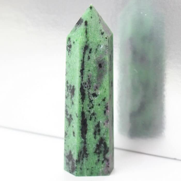 ルビーインゾイサイト 原石 ポイント ポイント インテリア Point 浄化 石 置物 原石 ルビー ruby パワーストーン 天然