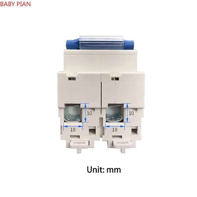 Interruttore Magnetotermico Interruttore Automatico 2P 100A 125A 150A 200A 250A DC 12V 24V 36V 48V 60V 72V 96V 120V Celle Solari Sistema Batteria RV Interruttore Differenziale(250A)