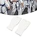 Segrehy Boxing Inner Gloves Hand Wraps Premium Breathable Comfortable Elasticated Padded Shock Absorbing for Punching Training Kickboxing Boxing Karate One Size Pair (White)