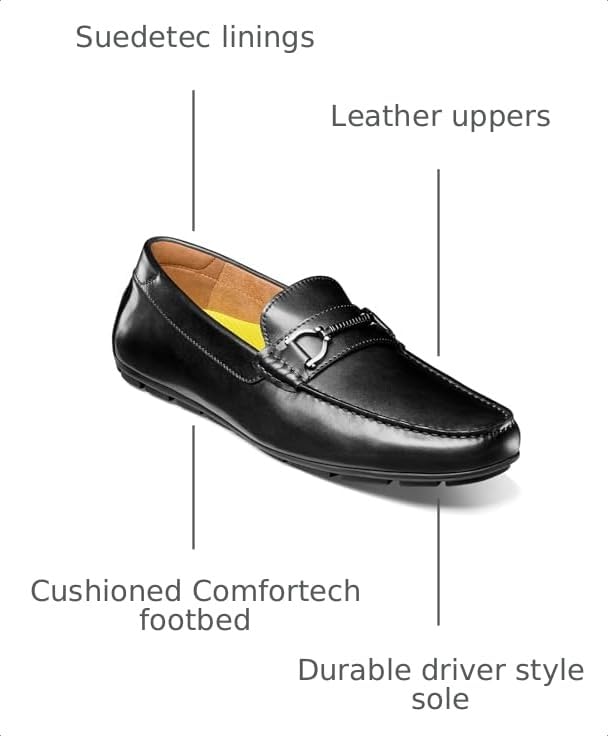 Image of Florsheim Motor Moc Toe Bit Driver Men's Slip On