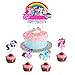 Cake Toppers, słodka filiżanka z grzywką, topper, wykałaczki do ciasta, babeczek, dla dzieci, na imprezę, urodziny, imprezę, do dekoracji ciast