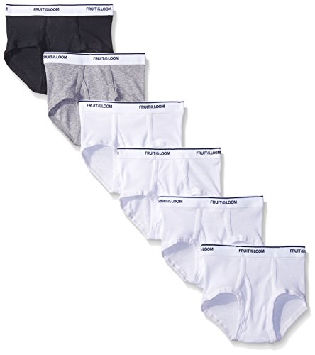 Fruit of the Loom Boys' Brief (Pack of 6), Assorted, X-Large