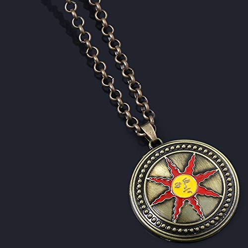 retsamradassaT Dark Solaire of Astora Praise The Sun Souls 3 III Necklace3